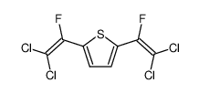 2,5-bis(2,2-dichloro-1-fluorophenyl)thiophene Structure