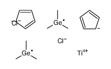 Dichlorobis(trimethylgermyl-pi-cyclopentadienyl)titanium picture