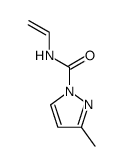 1H-Pyrazole-1-carboxamide,N-ethenyl-3-methyl-(9CI) Structure
