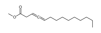 methyl tetradeca-3,4-dienoate Structure