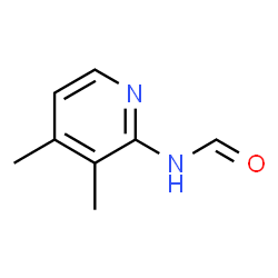 Formamide,N-(3,4-dimethyl-2-pyridinyl)- Structure
