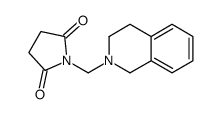 1-(3,4-dihydro-1H-isoquinolin-2-ylmethyl)pyrrolidine-2,5-dione结构式