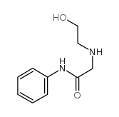 2-(2-羟基乙基氨基)-n-苯乙酰胺结构式