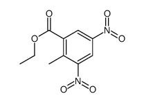 Ethyl 2-methyl-3,5-dinitrobenzoate Structure