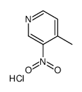 4-甲基-3-硝基吡啶盐酸盐结构式