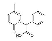 1(6H)-Pyridazineacetic acid,3-methyl-6-oxo--alpha--phenyl-结构式