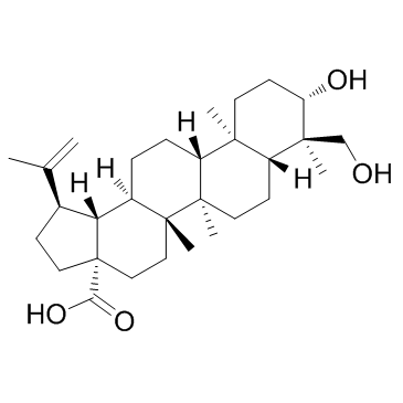 23-羟基白桦酸结构式