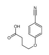 4-(4-cyanophenoxy)butanoic acid Structure