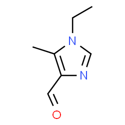 1-乙基-5-甲基-1H-咪唑-4-甲醛结构式
