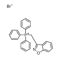 1,2-benzoxazol-3-ylmethyl(triphenyl)phosphanium,bromide Structure