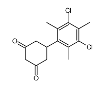 5-(3,5-dichloro-2,4,6-trimethylphenyl)cyclohexane-1,3-dione结构式