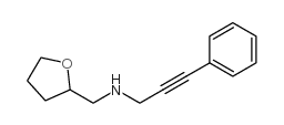 N-(oxolan-2-ylmethyl)-3-phenylprop-2-yn-1-amine结构式