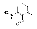 N-[1-(diethylamino)-1-nitrosoprop-1-en-2-yl]hydroxylamine Structure