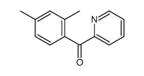 (2,4-dimethylphenyl)(pyridin-2-yl)methanone Structure