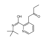 N-tert-butyl-3-(2-oxobutyl)pyridine-2-carboxamide Structure