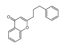 2-(3-phenylpropyl)chromen-4-one结构式