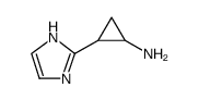 Cyclopropanamine, 2-(1H-imidazol-2-yl) Structure