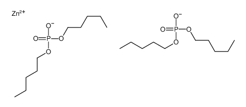 zinc tetrapentyl bis(phosphate) Structure