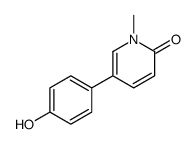 5-(4-羟基苯基)-1-甲基吡啶-2(1H)-酮结构式