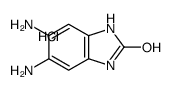 5,6-diamino-1,3-dihydrobenzimidazol-2-one,hydrochloride Structure