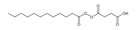 3-carbonyloxypropyonyl dodecanoyl peroxide Structure