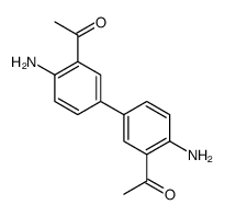 1-[5-(3-acetyl-4-aminophenyl)-2-aminophenyl]ethanone结构式
