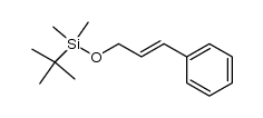 (E)-1-tert-butyldimethylsilyloxy-3-phenyl-2-propene结构式