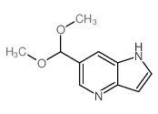 6-二甲氧基甲基-1H-吡咯并[3,2-b]吡啶结构式