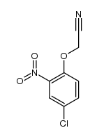 2-(4-chloro-2-nitrophenoxy)acetonitrile结构式