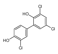 2,4-dichloro-6-(3-chloro-4-hydroxyphenyl)phenol Structure