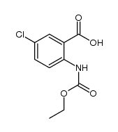 5-chloro-2-((ethoxycarbonyl)amino)benzoic acid Structure