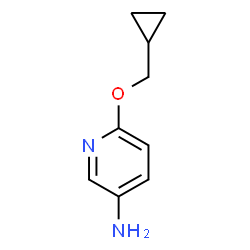 6-(cyclopropylmethoxy)pyridin-3-amine结构式
