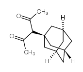 3-(1-金刚烷)戊烷-2,4-二酮结构式