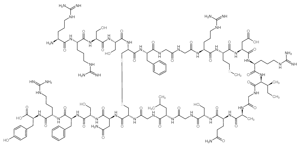 Atrial Natriuretic Factor (3-28) (human, bovine, porcine) trifluoroacetate salt结构式