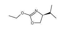 (S)-2-ethoxy-4,5-dihydro-4-(1-methylethyl)oxazole结构式