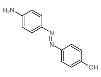 Phenol,4-[2-(4-aminophenyl)diazenyl]-结构式