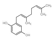 geranylhydroquinone Structure