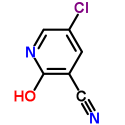 5-chloro-2-hydroxy-pyridine-3-carbonitrile Structure