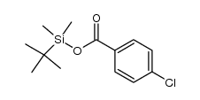 tert-butyldimethylsilyl 4-chlorobenzoate结构式