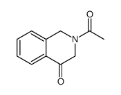 2-acetyl-1,3-dihydroisoquinolin-4-one结构式
