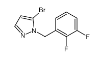5-bromo-1-[(2,3-difluorophenyl)methyl]pyrazole Structure