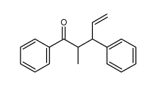 2-methyl-1,3-diphenyl-4-pentene-1-one结构式