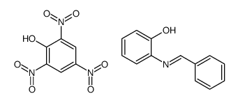2-(benzylideneamino)phenol,2,4,6-trinitrophenol结构式
