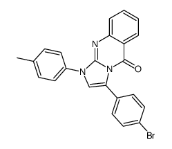 3-(4-bromophenyl)-1-(4-methylphenyl)imidazo[2,1-b]quinazolin-5-one结构式