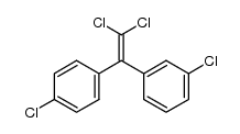 1-(3-chlorophenyl)-1-(4-chlorophenyl)-2,2-dichloroethylene结构式