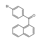 (4-bromophenyl)(naphthalen-1-yl)methanone结构式