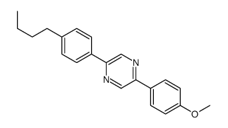 2-(4-butylphenyl)-5-(4-methoxyphenyl)pyrazine Structure