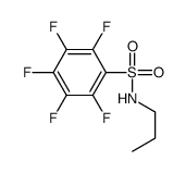 2,3,4,5,6-pentafluoro-N-propylbenzenesulfonamide Structure