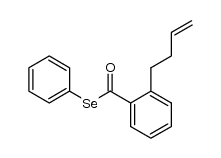 Se-phenyl 2-(3-butenyl)benzenecarboselenoate结构式