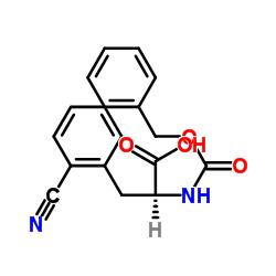 Cbz-2-Cyano-L-Phenylalanine结构式
